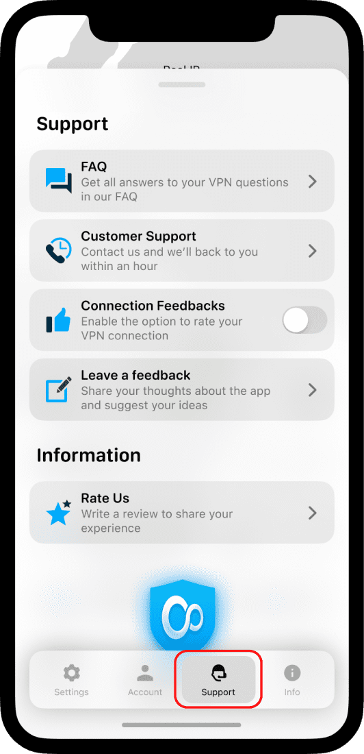 More info about VPN Unlimited app for iOS devices